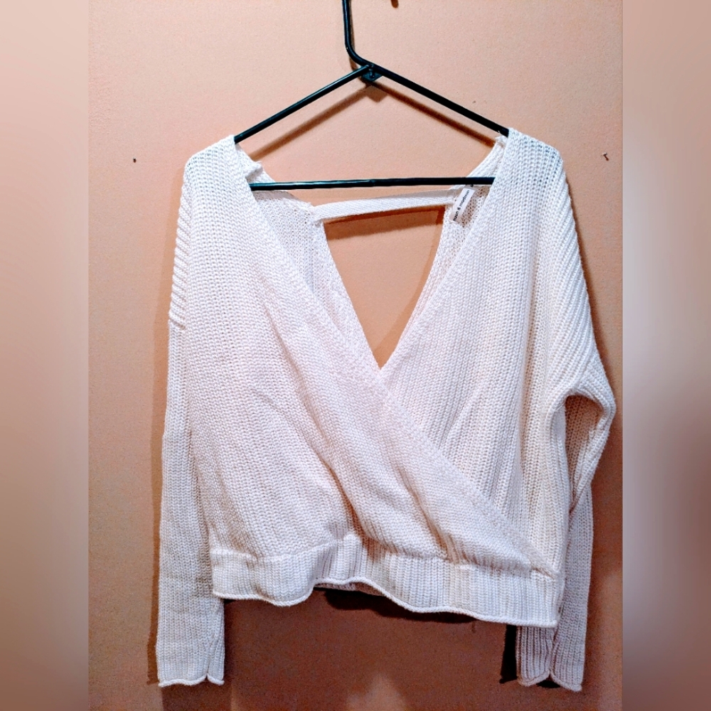 Moon and Madison wrap sweater
